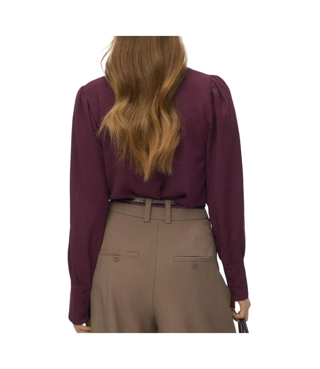 Blouse violette femme vero moda mesme-2