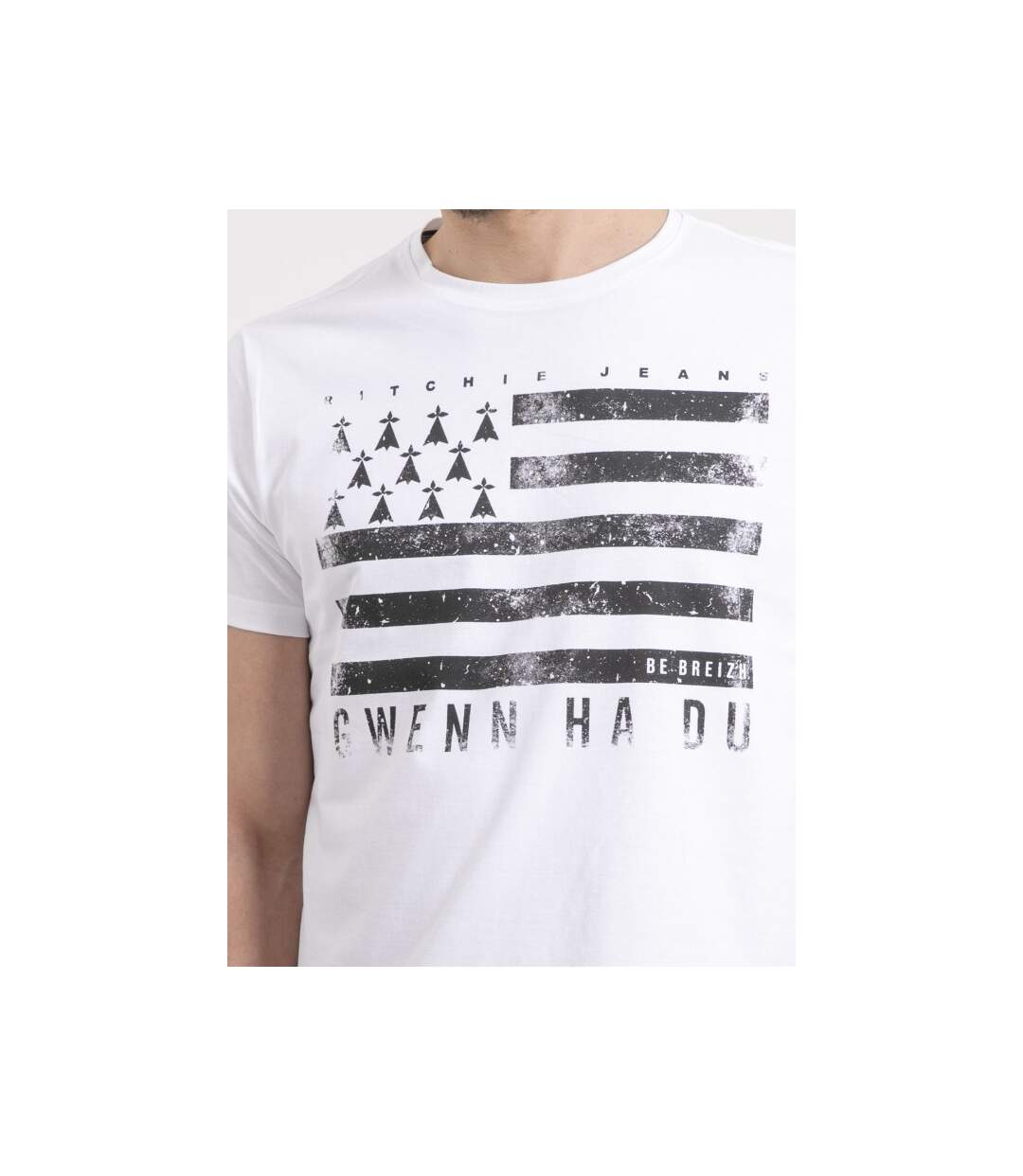 T-shirt col rond pur coton NEVENOU-3