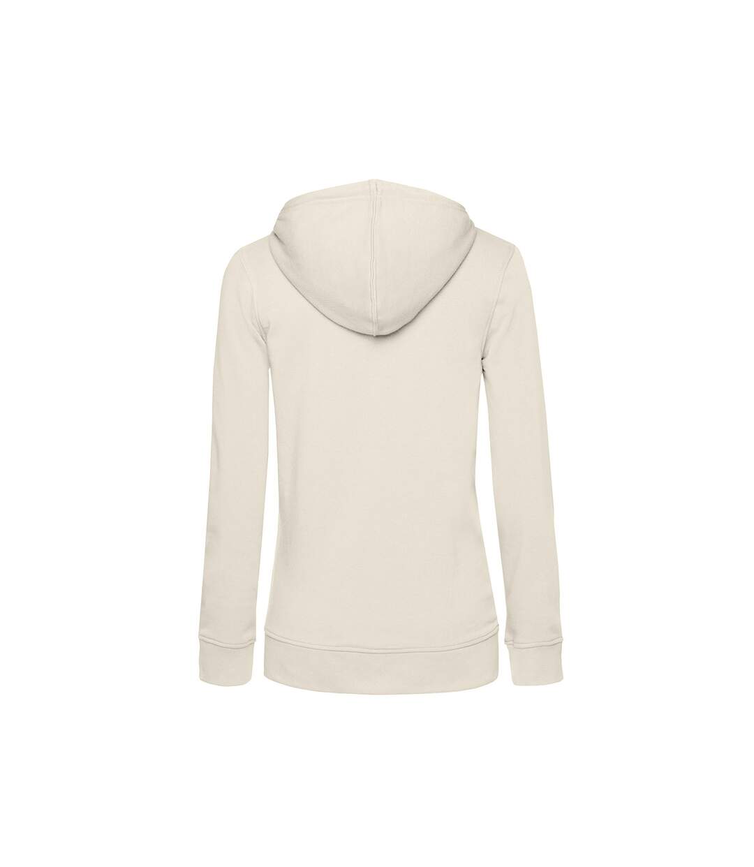 Womens/ladies organic hoodie off white B&C-2