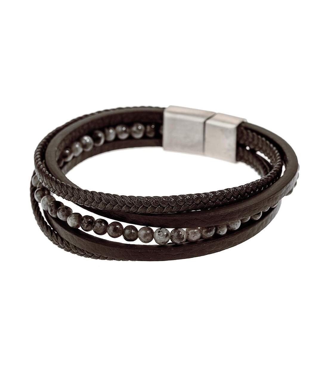 Bracelet marron homme geographical norway 315103 - taille unique-1