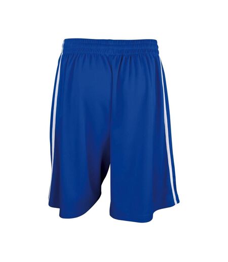 Spiro Mens Basketball Shorts (Royal Blue/White) - UTPC6364