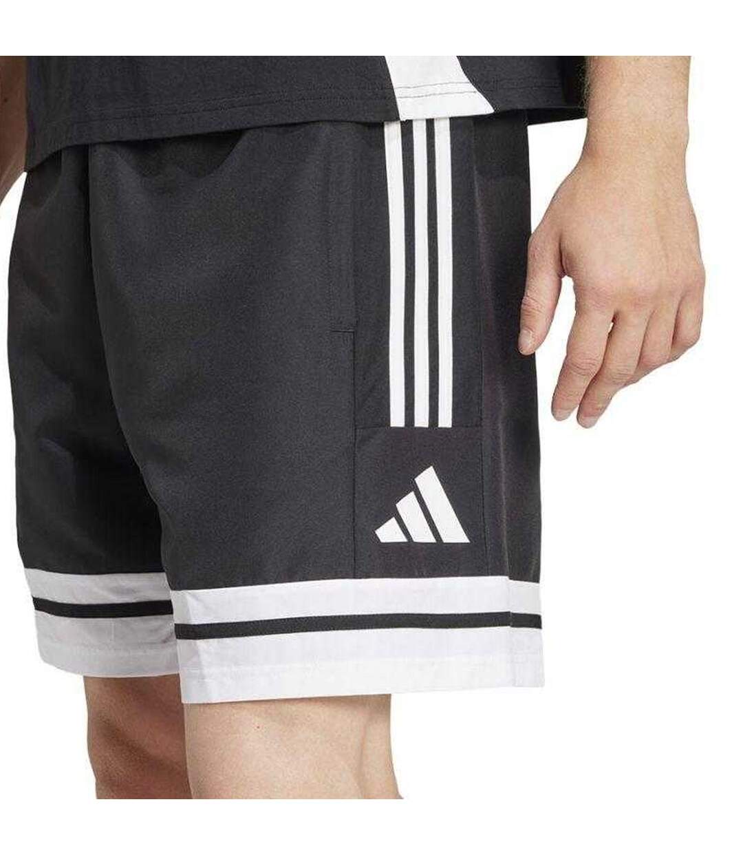 Short Squadra Homme Noir Adidas-4
