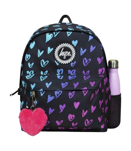 Kids Patterned Hearts Backpack with Adjustable Straps | School Travel Bag