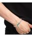 Mens Spelt Stainless Steel Braided Bracelet One Size Silver Lacoste-3