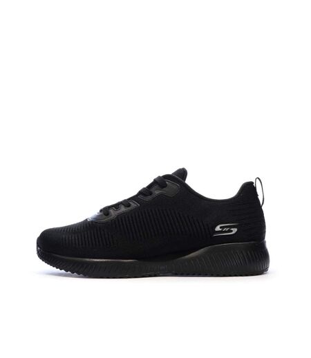 Baskets noires femme skechers bobs squad tough talk