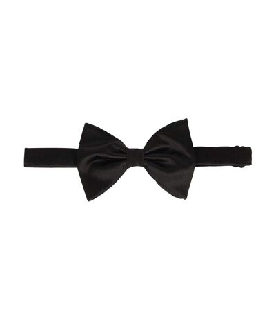 Mens silk bow tie one size black Burton