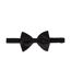 Mens silk bow tie one size black Burton