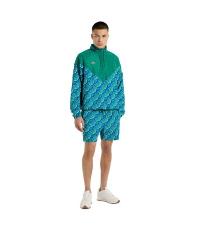 Mens Printed Swim Shorts Quetzal Green Umbro