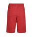 Womens/ladies kinnie flat fronted shorts crimson Weird Fish-2