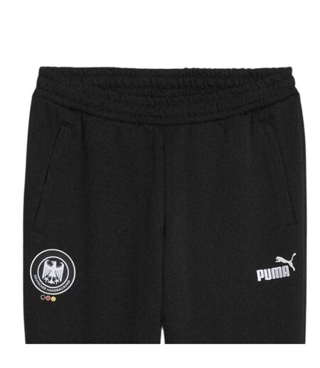 Mens Archive Jogging Bottoms Black White Puma