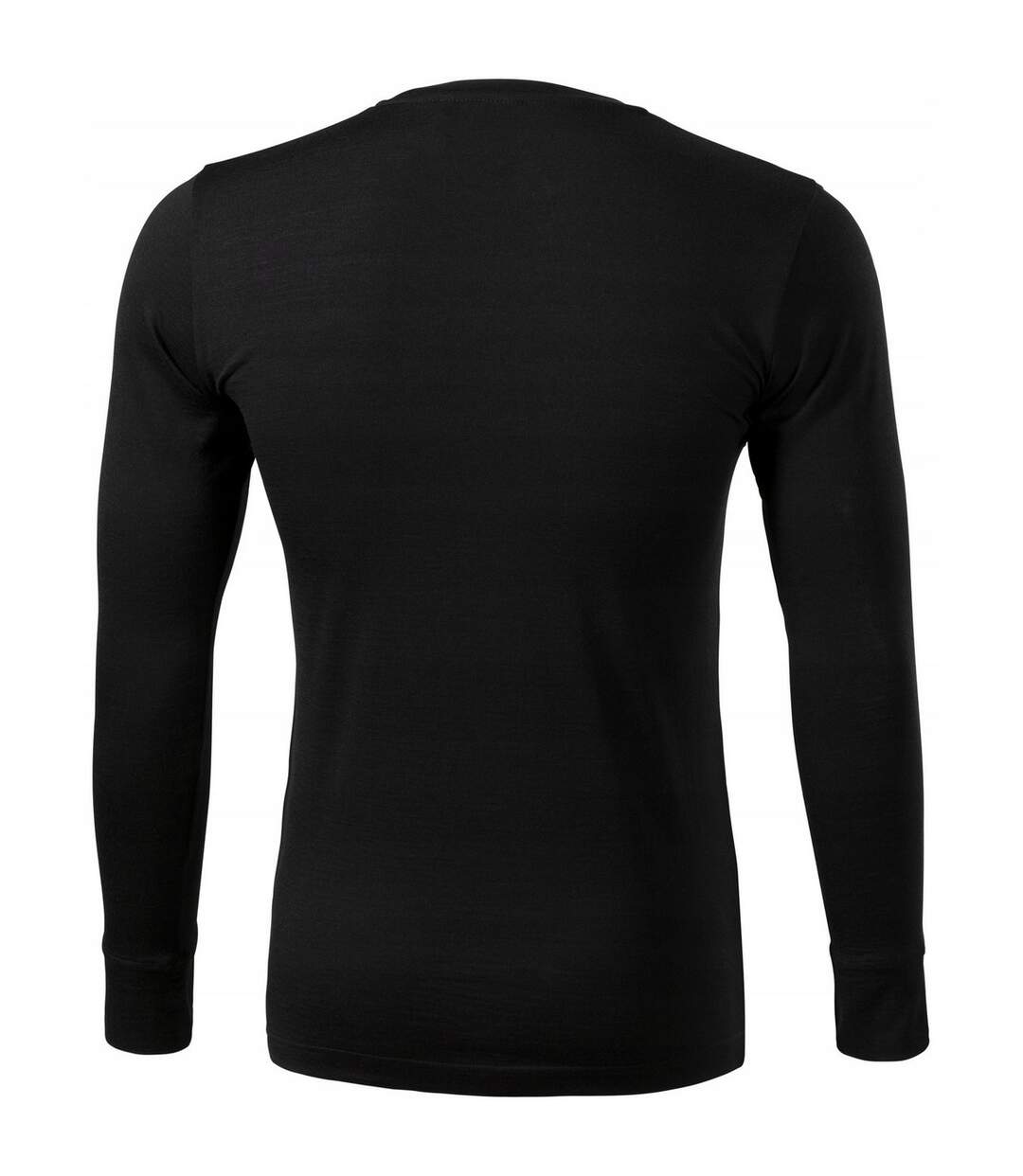 T-shirt Manches Longues Premium Merino Rise Homme Noir Malfini-2