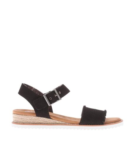 Womens/ladies bobs desert kiss adobe princess sandals black Skechers