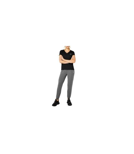 Womens/ladies T-shirt Black Slazenger