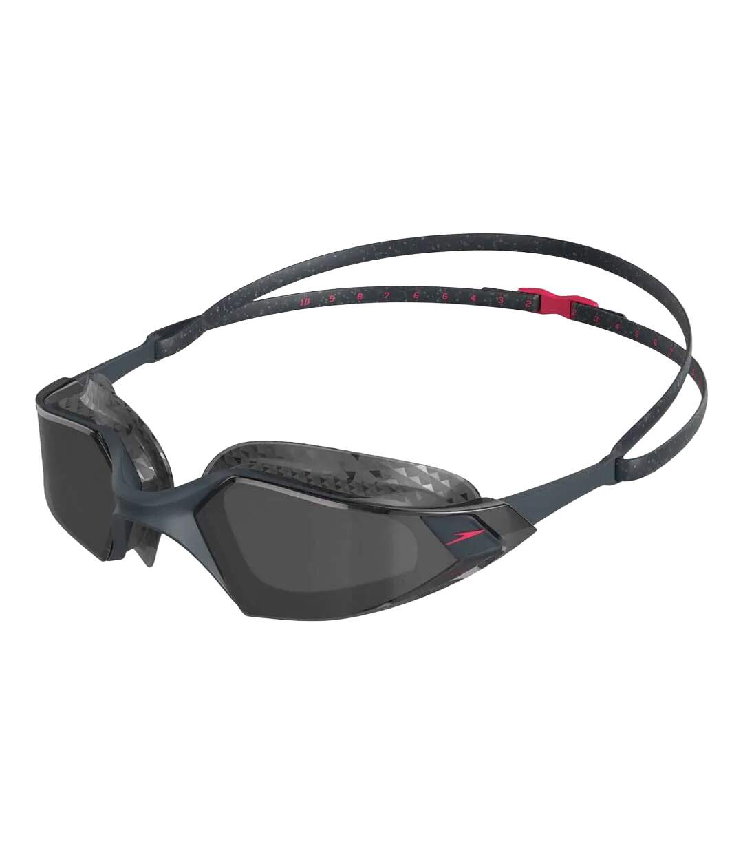 Lunettes De Natation Aquapulse Pro Adulte Gris Oxyde Rouge Phénix Speedo-1