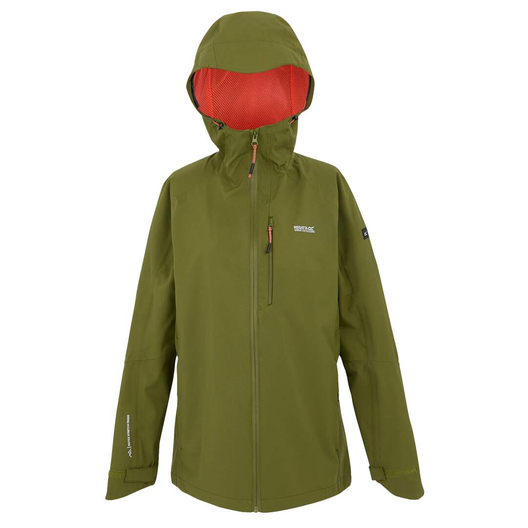 Veste imperméable birchdale femme vert néphrite Regatta-1