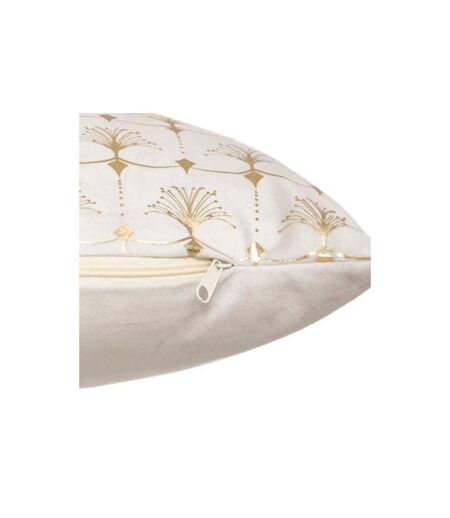 Coussin Déhoussable Velours Tropicor 30x50cm Ivoire