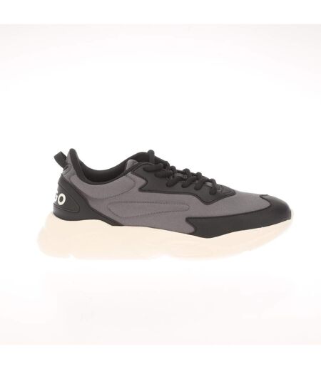 Mens Leon Running Trainers Charcoal Hugo