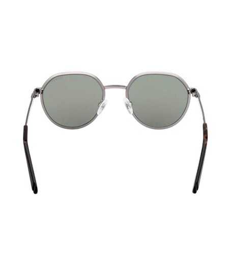 Lunettes De Soleil Motif/style Arrondi Adulte Taille Unique Argenté Foncé Guess