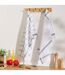 Lot de 2 Torchons de Cuisine Traditionnels 70cm Vert-4