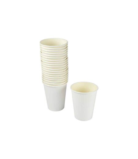 Lot de 20 Gobelets en Carton Bière 35cl Blanc