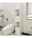 Colonne de salle de bain - Anne - Blanc - 180 x 33 x 30 cm-5