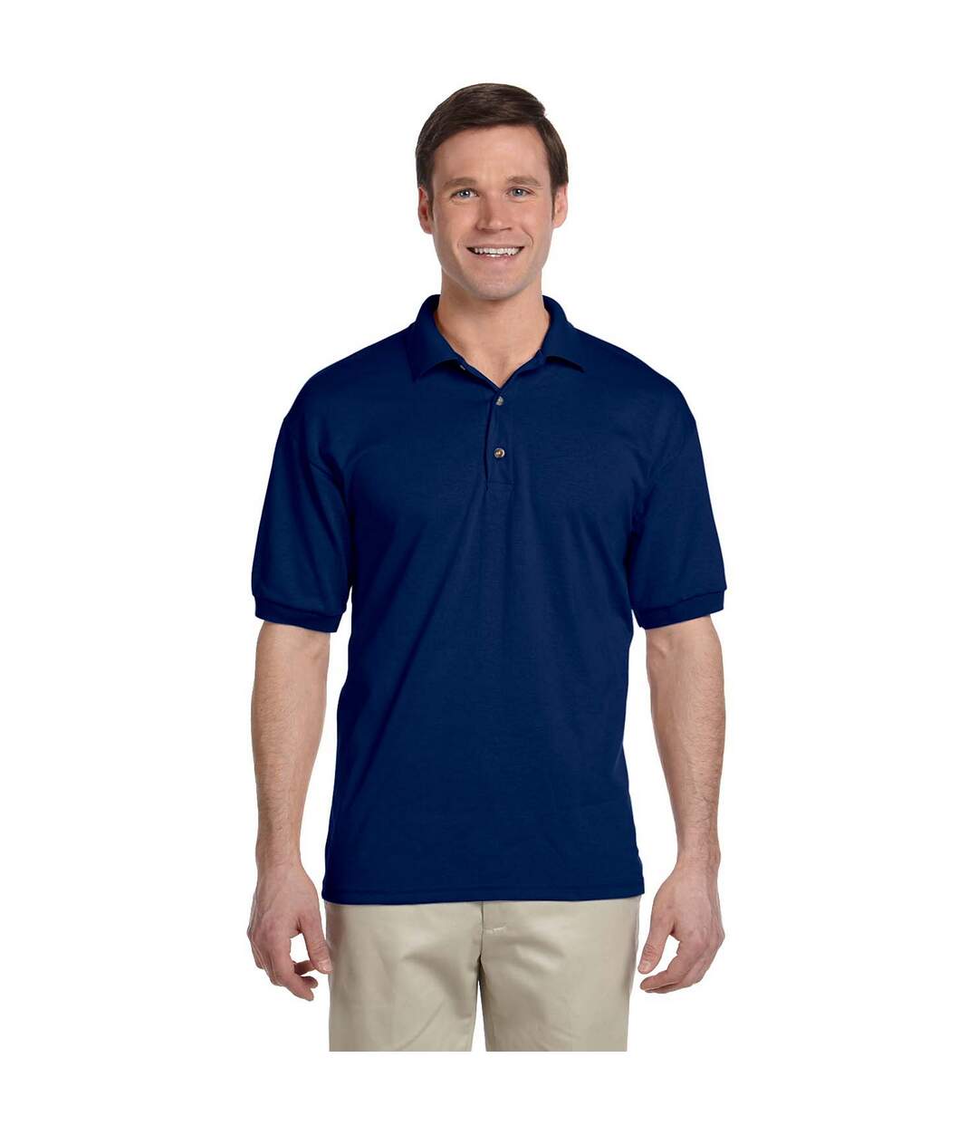 Polo Adulte Bleu Marine Gildan-1