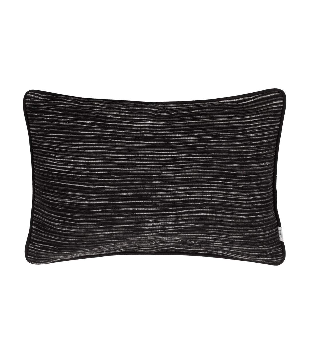 Cove ribbed cushion cover 50cm x 35cm black Yard-1