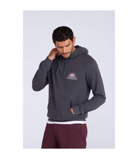 Mens River Organic Hoodie Alloy Grey Mountain Warehouse