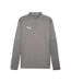 Mens Teamfinal Quarter Zip Training Top Grey Puma-1