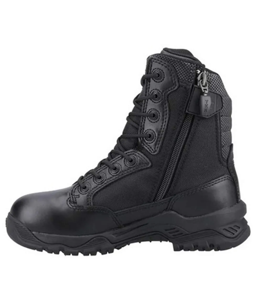 Mens Strike Force 8.0 Leather Uniform Boots Black Magnum-3