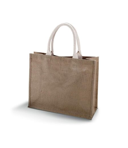 Kimood Womens/Ladies Jute Beach Bag (Cappuccino) (One Size) - UTRW5614