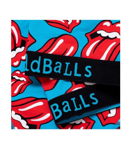OddBalls Womens/Ladies The Rolling Stones Bralette (Blue/Red/Black) - UTOB151