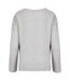 Womens/ladies Oversized Sweatshirt Light Grey Kariban-2