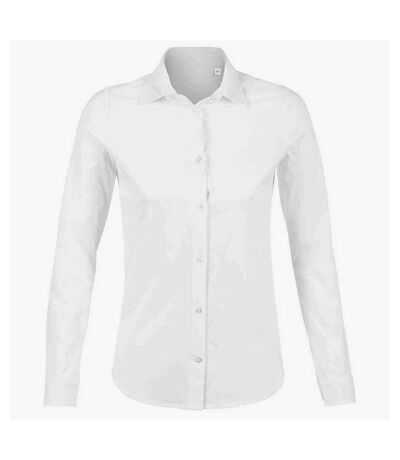 NEOBLU Womens/Ladies Balthazar Jersey Long-Sleeved Shirt (Optic White)