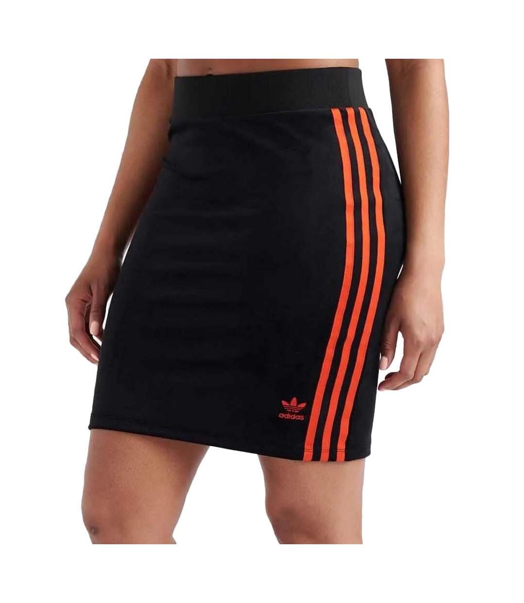 Jupe velours noir femme Adidas VDAY - 38-1