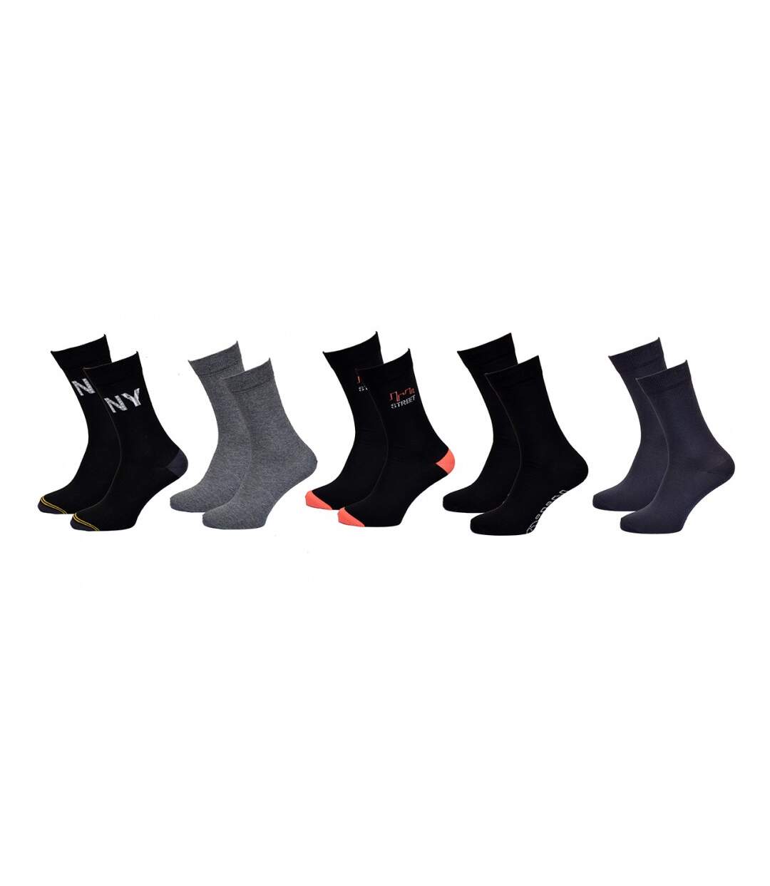 Chaussettes Homme TWINDAY Qualité et Confort-Assortiment modèles photos selon arrivages- - Pack de 10-3
