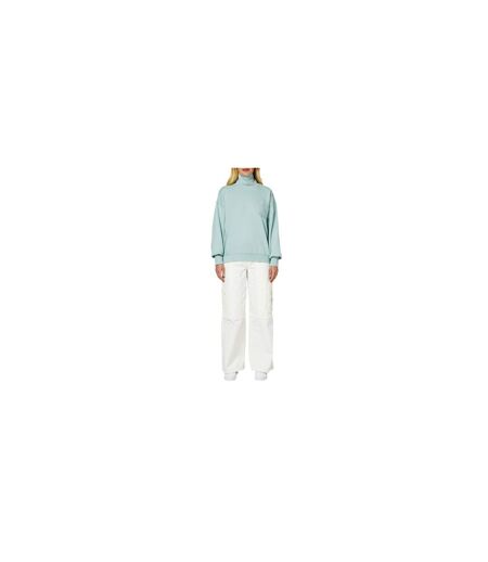 Mens Turtle Neck Relaxed Fit Long-sleeved Sweatshirt Sea Green Reebok