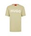 Mens Dulivio Contrast Logo T-shirt Green Hugo-1