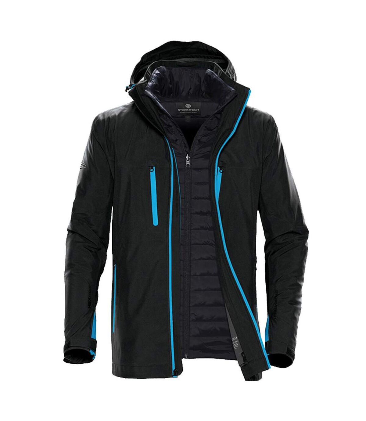 Stormtech Mens Matrix System Jacket (Black/Electric Blue)