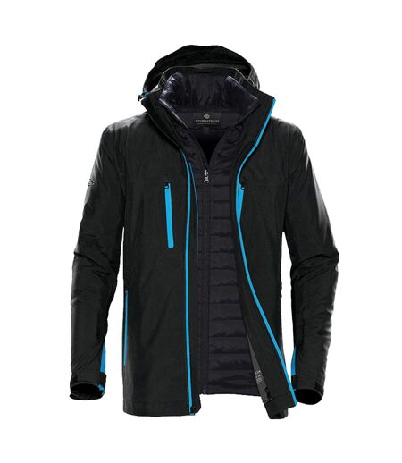 Stormtech Mens Matrix System Jacket (Black/Electric Blue) - UTBC4116