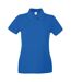 Womens/Ladies Fitted Short Sleeve Casual Polo Shirt (Cobalt)