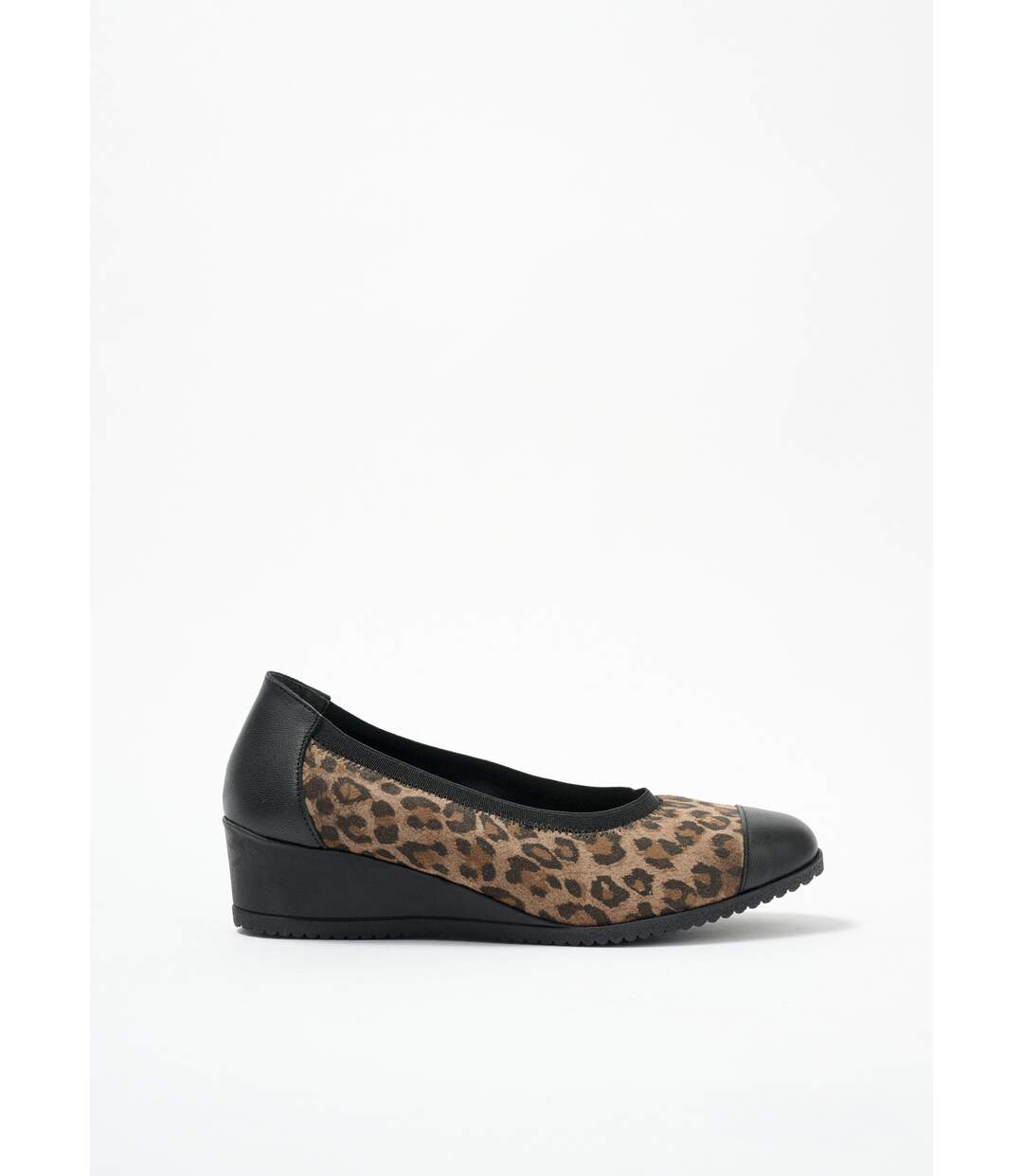 Ballerines compensées grande largeur cuir-2