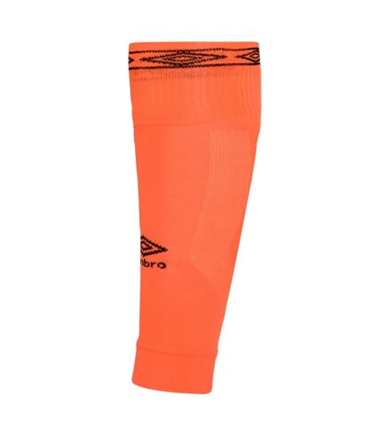 Umbro Mens Diamond Leg Sleeves (Shocking Orange/Black) - UTUO971