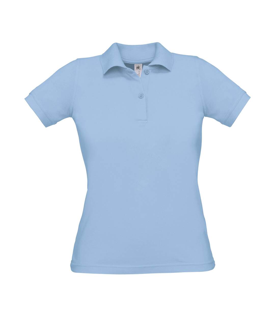 Polo manches courtes - femme - PW455 - bleu ciel-1