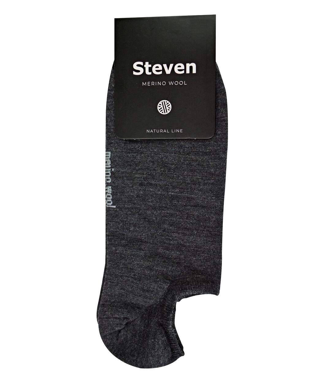 Steven - Homme Chaussettes Laine Mérinos Basses | Hiver Légères Rembourrées