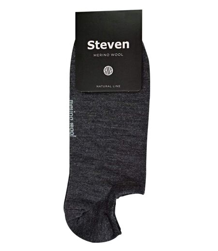 Steven - Mens Merino Wool No Show Invisible Socks