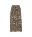 Jupe Longues Imprimé léopard Beige/Noir Femme Vero CURVE Moda 10288018
