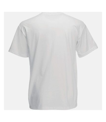 Fruit Of The Loom Mens Valueweight Short Sleeve T-Shirt (White) - UTBC330