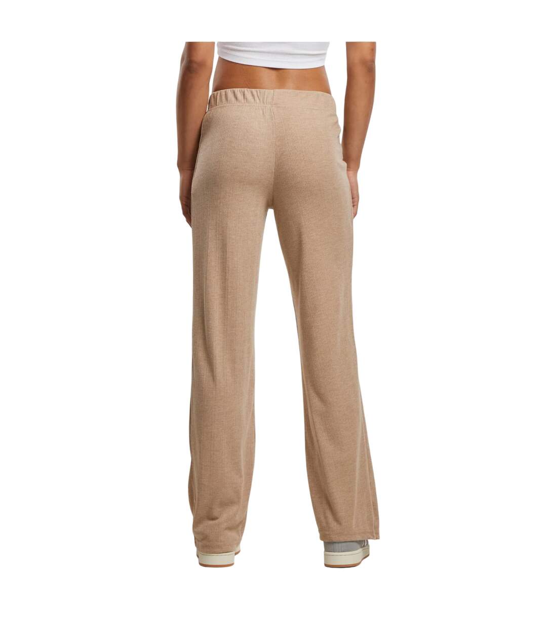 Pantalon Motif/style Côtelé Femme Beige Chiné Urban Classics-2