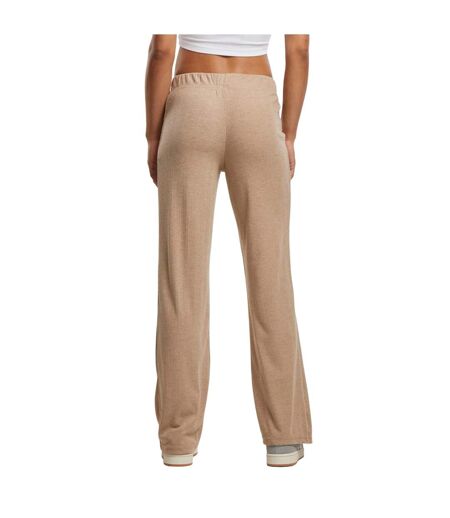 Pantalon Motif/style Côtelé Femme Beige Chiné Urban Classics